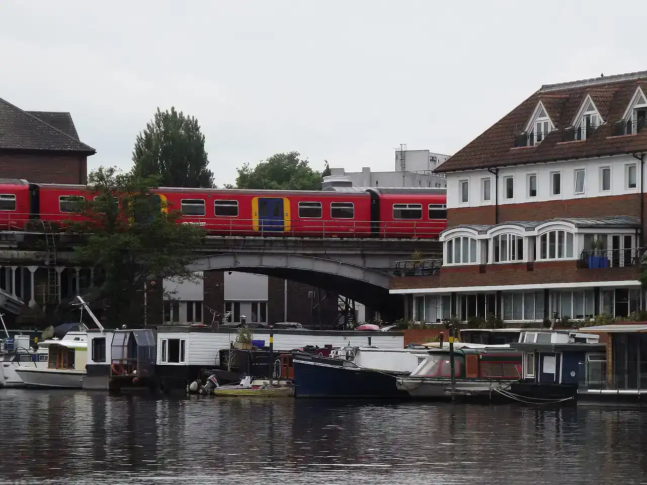 Kingston Railway Bridge over the River Thames