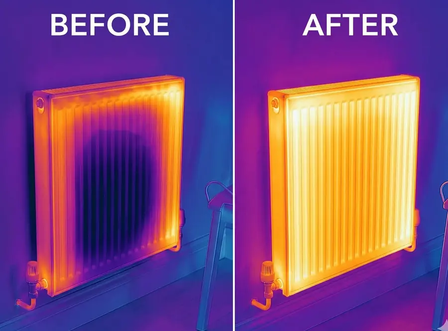 Radiator thermal imaging